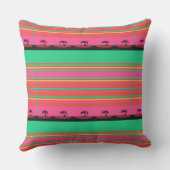 エキゾチックなパームツリー アウトドアクッション (裏面)