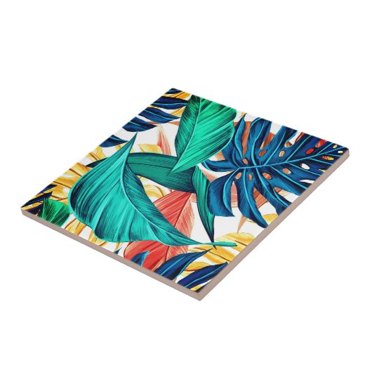 エキゾチックなパ葉ーム タイル (側面)