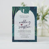 エキゾチックなパ離れームウェディングレセプション 招待状 (スタンド正面)