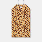 エキゾチックなヒョウで野生動物プリント誕生日 ギフトタグ (裏面)