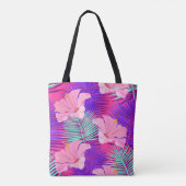 エキゾチックなフラミンゴ:熱帯ピンクのヴィンテージ。 トートバッグ (裏面)