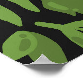 エキゾチックなフルーツカラフル:夏のシームレス ポスター (角)