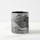 エキゾチックなフルーツスチルライフ写真オリジナル マグカップ (中央)