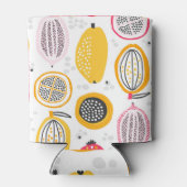 エキゾチックなフルーツ手描き：ヴィンテージ夏 缶クーラー (裏面)