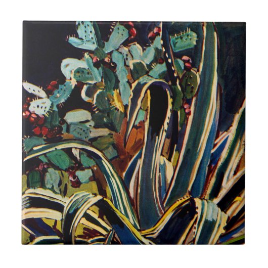 エキゾチックなフローラ#4 at SunshineDazle タイル (正面)