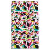 エキゾチックなブラジルのtoucan鳥の背景 スモールペーパーバッグ (裏面)