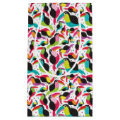 エキゾチックなブラジルのtoucan鳥の背景 スモールペーパーバッグ (正面)