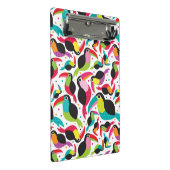 エキゾチックなブラジルのtoucan鳥の背景 ミニクリップボード (アングル)