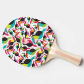 エキゾチックなブラジルのtoucan鳥の背景 卓球ラケット (横)