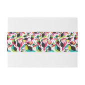 エキゾチックなブラジルのtoucan鳥の背景 招待状ベリーバンド (裏面例)