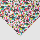 エキゾチックなブラジルのtoucan鳥の背景 薄葉紙 (詳細)