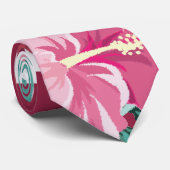 エキゾチックなブルゴーニュのストライプの花 ネクタイ (ロール)