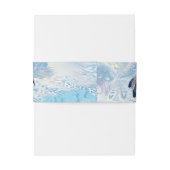 エキゾチックなブルードリームキャッチャー固定 招待状ベリーバンド (裏面例)