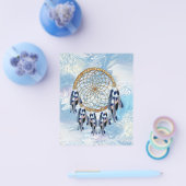 エキゾチックなブルードリームキャッチャー チラシ (シングル)