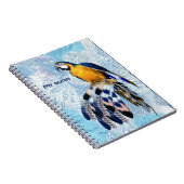 エキゾチックなブルードリームキャッチャー ノートブック (右側)