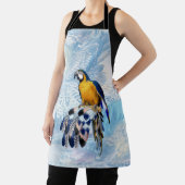 エキゾチックなブルードリーム捕手の花嫁ギフトオールオーバー エプロン (インサイチュ)