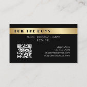 エキゾチックなプライベートダンサー 名刺 (裏面)