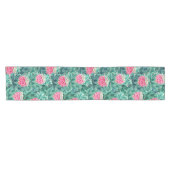 エキゾチックなプロテアの花のパターン ショートテーブルランナー (横)