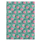 エキゾチックなプロテアの花のパターン テーブルクロス (正面)