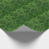 エキゾチックなヘビの肌の背景 ラッピングペーパー (角)