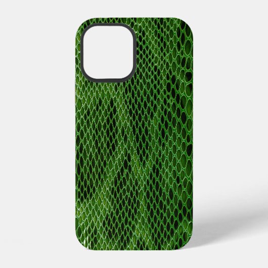 エキゾチックなヘビの肌の背景 iPhoneケース (裏面)