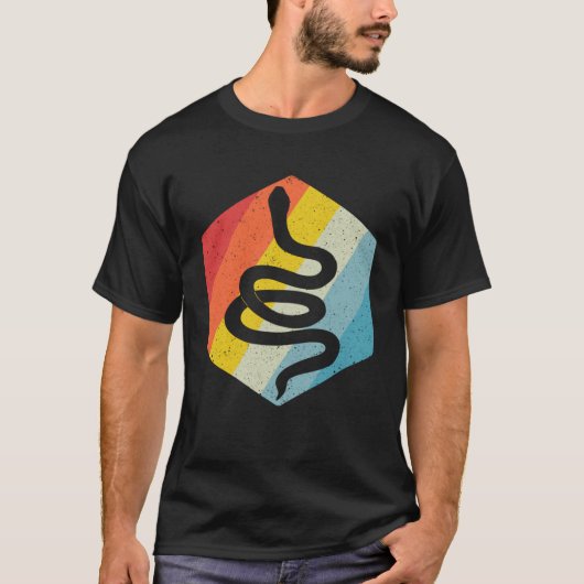エキゾチックなペットの蛇の爬虫類ヘビ Tシャツ (正面)