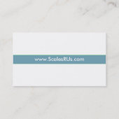 エキゾチックなペット名刺 名刺 (裏面)