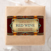 エキゾチックなボヘ結婚ミアン東部のワインラベル ラベル (インサイチュ)