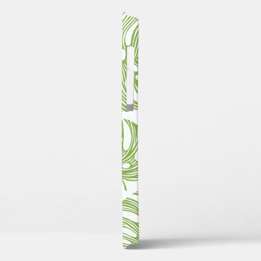 エキゾチックなヤシと熱帯トレンディーのシームレスなパターン Case-Mate iPhoneケース (裏面 / 左)