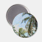 エキゾチックなヤシの木 マグネット (正面/裏面)