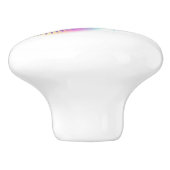 エキゾチックなレインボーハミングバード セラミックノブ (側面)