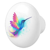 エキゾチックなレインボーハミングバード セラミックノブ (右)