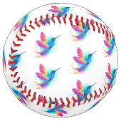 エキゾチックなレインボーハミングバード ソフトボール (正面左)