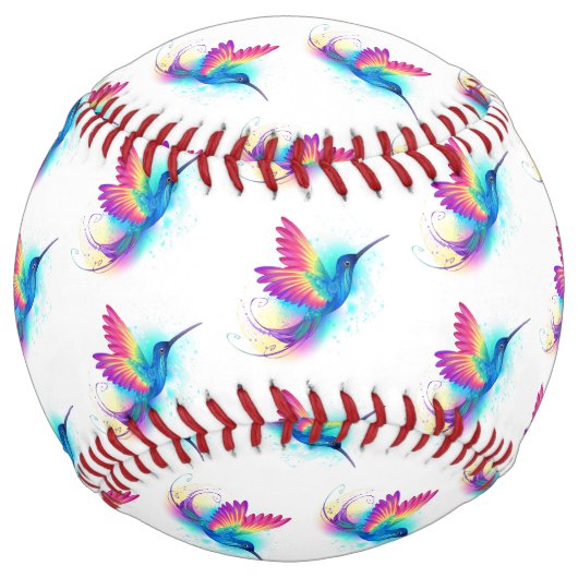 エキゾチックなレインボーハミングバード ソフトボール (正面)