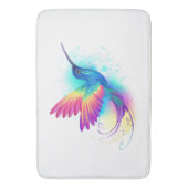 エキゾチックなレインボーハミングバード バスマット (正面縦)