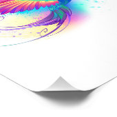 エキゾチックなレインボーハミングバード フォトプリント            (角)