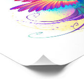 エキゾチックなレインボーハミングバード フォトプリント            (角)