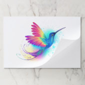 エキゾチックなレインボーハミングバード ペーパーパッド (折り畳み)