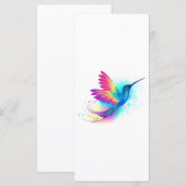 エキゾチックなレインボーハミングバード メニュー (正面/裏面)