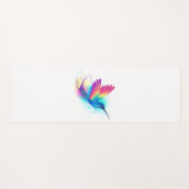 エキゾチックなレインボーハミングバード ヨガマット (正面(横))