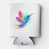 エキゾチックなレインボーハミングバード 缶クーラー (正面)