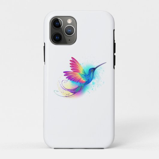 エキゾチックなレインボーハミングバード Case-Mate iPhoneケース (裏面)