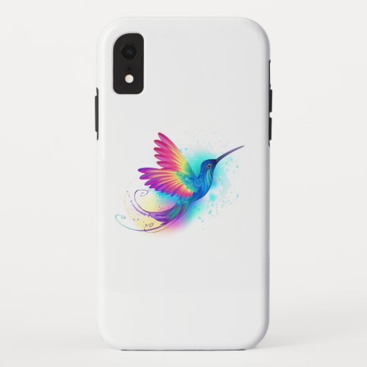 エキゾチックなレインボーハミングバード Case-Mate iPhoneケース (裏面)