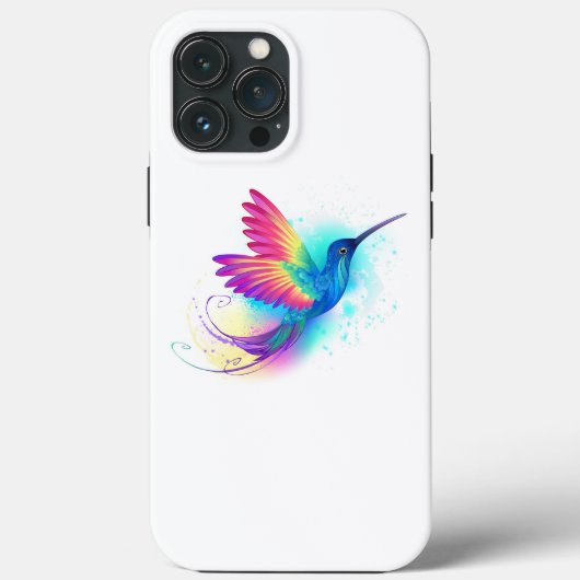 エキゾチックなレインボーハミングバード Case-Mate iPhoneケース (裏面)