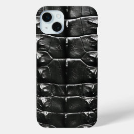エキゾチックなワニの肌の質感 iPhone 15 MINIケース