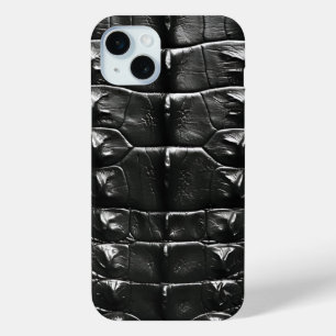 エキゾチックなワニの肌の質感 iPhone 15 MINIケース