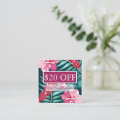 エキゾチックな夏のフローラ 割引カード (スタンド正面)