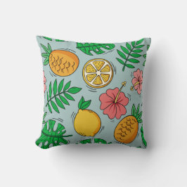 エキゾチックな夏の色 クッション