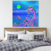 エキゾチックな夢 キャンバスプリント (インサイチュ (寝室))