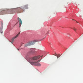 エキゾチックな天然ヴィンテージ水のカラーシームレスパターン フリースブランケット (角)